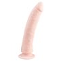   Easytoys - tapadótalpas 100% szilikon dildó (21cm) - natúr