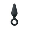 Easytoys Pointy Plug S - anál dildó (fekete) - kicsi