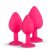 Easytoys Diamond - anál plug szett (pink)