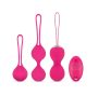   Easytoys LoveBalls - vibrációs gésagolyó szett - 3 részes (pink)