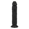 Easytoys - élethű dildó - 17,5 cm (fekete)