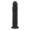 Easytoys - élethű dildó - 22,5 cm (fekete)