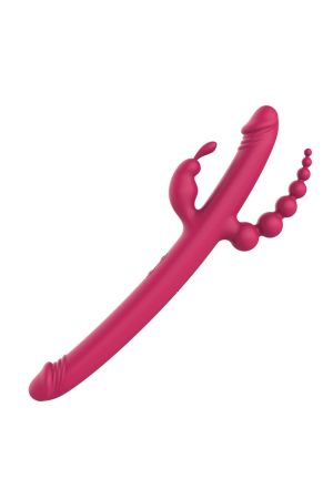 Dreamtoys Anywhere Pleasure Vibe - akkus, 4 ágú vibrátor (pink)