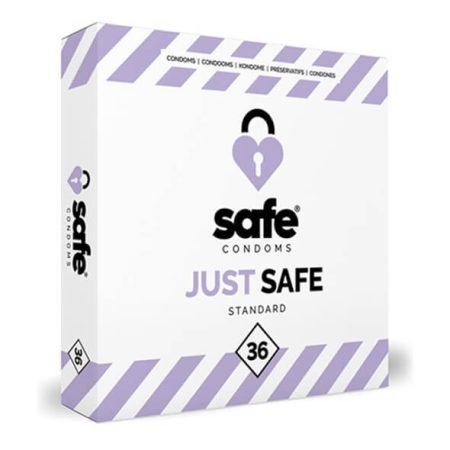 SAFE Just Safe - standard, vaníliás óvszer (36db)