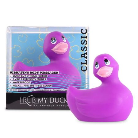 My Duckie 2.0 - játékos kacsa vízálló csiklóvibrátor (lila)