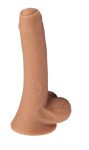 Tracy's Dog Uncut Foreskin - herés dildó (21cm) - natúr